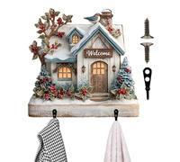 Générique Porte-clés mural | Porte-Clés Décoratif Pour Entrée,Déco Murale Maison Plate Suspendue pour Entrée Salon Chambre Café Vêtements Accessoires