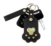 Générique Porte-Clés Poil de Chien | Pendentif Mémoire pour Chien en Forme de Patte | Accessoire Portable Collectible Commémoratif pour Dates Spéciales Voyage Sac à Dos École