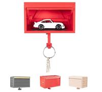 Générique Porte-clés pour Mur, Garage de Voiture avec Porte ouvrante, Mur de clés, entrée de Rack d'installation Facile, Petit Organisateur et passionné de Porte(Pink)