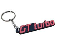 Générique Porte CLÉS PVC Souple R5 GT Turbo Logo (Noir)