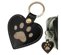 Générique Porte-clés Souvenir,Porte-clés pour Poils d'animaux en Cuir, Ramasse-Poils pour Chat - pour Adolescentes, Fille, Collègues, Amie, Sœur