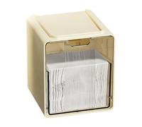 Générique Porte-Coton-Tiges | Distributeur Transparent Anti-Poussière - Support À Cotons Ronds,Pour Plan De Toilette, Armoire, Tiroir, Coiffeuse, Étagère Murale, Placard, Salon, Spa, Hôtel