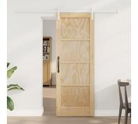 Générique Porte coulissante avec kit 73.5x198.5 cm Bois Massif en pin,Portes d'entrée,21.89KG-3333242
