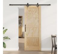 Générique Porte coulissante avec quincaillerie 73,5x198,5 cm en Bois Massif de pin,Portes d'entrée,21.59KG-3333494