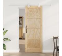 Générique Porte coulissante avec quincaillerie 73,5x198,5 cm en Bois Massif de pin,Portes d'entrée,21.45KG-3333550