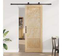 Générique Porte coulissante avec quincaillerie 78x211 cm en Bois Massif de pin,Portes d'entrée,21.96KG-3333332