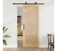 Générique Porte Coulissante avec Quincaillerie 'ORKDAL'en Bois de Pin Massif,Portes d'entrée,21.08KG-3333444