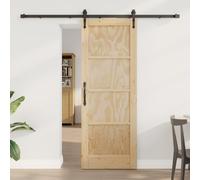 Générique Porte coulissante avec quincaillerie 'ORKDAL'en Bois Massif pin,Portes d'entrée,21.92KG-3333802