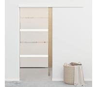 Générique Porte coulissante butées Souples Verre Aluminium 76x205 cm Quincaillerie Matériaux de Construction Portes (Poids 29.79KG)