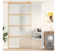 Générique Porte coulissante doré 102,5x205 cm Verre dépoli Aluminium,Quincaillerie,Matériaux de Construction,Portes,Portes d'entrée,Or,29.22 KG,155183