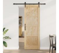Générique Porte Coulissante Ensemble de Matériel 'ORKDAL'en Bois de Pin Massif,Portes d'entrée,21.55KG-3333776