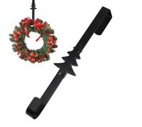 Générique Porte-Couronne de Porte - Suspension pour Couronnes de Noël Crochet Extérieur,Support Robust pour Panneaux Accueil Saisons Printemps Automne Halloween Porche