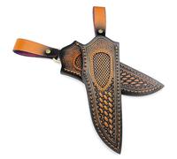 Générique Porte-Couteaux avec Passant de Ceinture, étui de Transport de | Accessoires de chasse et de randonnée imperméables, lame droite, cousue à la main, étui de transport de