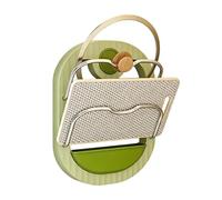 Générique Porte-Couvercle ABS Support Mural 2 Niveaux Sans Perçage,Rangement Couvercles | Rangement Pour Tiroir Comptoir Mur Garde-Manger Plats De Cuisson Assiettes Batterie De Cuisine