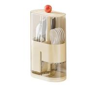 Générique Porte-Couvert Modulable | Organisateur de Fourchettes - Organisateur de Bagettes avec Séparateur, Bac Égouttoir Multifonction et à Compartiments pour Cuisine