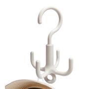 Générique Porte-Cravates | Organisateur De Soutiens-Gorge Gain De Place Avec 4 Crochets,Support Pour Sac À Main Pivotant À 360 Degrés - Pour Armoire Maison Débardeur Cravate Écharpe Sac Chapeau