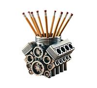 Générique Porte-crayon En Blocs De Moteur V8, Porte-stylo Avec Moteur V8, Porte-rangement En Forme De Moteur V8, Organisateur De Bureau En Blocs Moteur Pour Amant De Passionnés De Mécanique