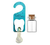 Générique Porte-Crochet de la Petite Souris,Suspension Bois Porte Avec Sac Récupérateur De Dents - Souvenir de L'enfance, Sachet Encourageant la Collecte de Dents Perdues pour Filles et Garçons