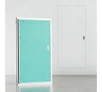 Générique Porte d'accès encastrée à Cadre en Aluminium, Panneau d'accès Mural dissimulé pour plaques de plâtre, Trappe d'inspection des câbles mécaniques avec poignée (50 x 145 cm (20 x 57 p