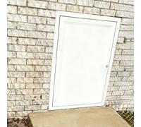 Générique Porte d'accès extérieure pour Vide sanitaire avec Serrure, Panneau d'accès insonorisé Mural, Plafond et Plancher à charnières, Cadre en Aluminium, Plaque de recouvrement des Trous