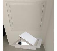 Générique Porte d'accès magnétique à Ouverture par Simple Pression, Panneau d'inspection en Alliage d'aluminium pour Murs et plafonds, Porte de Vide sanitaire en Panneau galvanisé pour intér