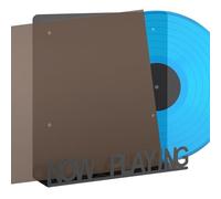 Générique Porte-Disques Murale,Rangement Mural en Métal Robust | Étagère Murale Flottante pour Disques et Albums,Pour Chambre Salon Bureau Maison Studio et Bar