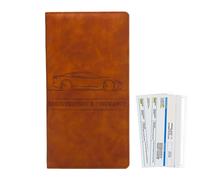 Générique Porte-Documents Multi-usages - Etui en Cuir élégant pour Cartes et papiers, Accessoire Compact pour Votre Voiture ou Votre Bureau, Pratique pour Vos Documents Importants | pour Les co