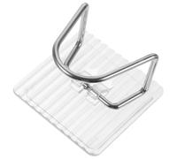 Générique Porte-éponge Adhésif Mural pour Évier de Cuisine Support Multifonctionnel sans Perçage Rack Drainant Haute Capacité Rangement pour Éponges Brosses et Ustensiles Blanc