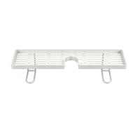 Générique Porte-Éponge De Cuisine | Support Égouttoir Portable sans Perçage avec Plateau d'Égouttage | Support pour Robinet de Cuisine - pour brosses à Dents Maison Foyer intérieur WC Coin