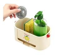 Générique Porte-Éponge pour Évier Cuisine,Support Égouttoir pour À Récurer,Porte-Éponge Détachable Et Amovible | pour Plan De Travail, Support À Savon, Brosse, Outil De Nettoyage Et Salle De