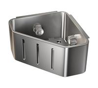 Générique Porte-éponge pour évier de Cuisine - Étagère d'angle Anti-Rouille avec Ventouse | Support à éponge pour Vaisselle et évier - Salle Bain, Maison, Appartement, comptoir, Porte-Brosse à Savon