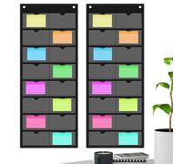 Générique Porte-Fiches Bristol | Organiseur à Accès Rapide Transparent - Support pour Cartes de Visite et Fiches,pour Bureau Maison Bibliothèque Recettes Photos Cartes Mémoire Notes et Cahier