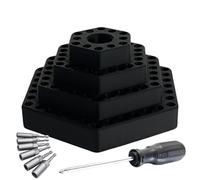 Générique Porte-Forets | Organisateur pour hexagonaux 4.8 mm | Support d'de Vis | Pour Garage Travail Du Bois Outils Électriques Électricien Construction Plaques En Plâtre Charpentier