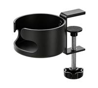 Générique Porte-gobelet pour bureau | Support à boisson de table | Fixation à pince pour gobelet - Pour table, extérieur, salon, maison, porche, patio, piscine, plage, camping, caravane, classe