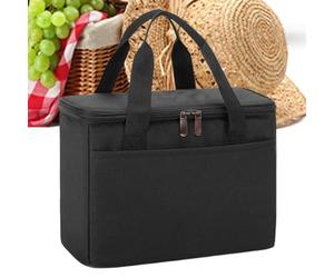 Générique Porte-gobelet Voiture Sac Isotherme 3 avec séparations Ajustables | Transport de boissons avec poignée pour Pique-nique, Plage, Bureau, Trajets Dom-Travail, en Voiture,