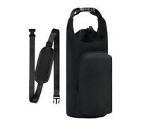 Générique Porte-gourde avec sangle,Sac isotherme à cordon avec poche - Sangle pour bouteille d'eau,Pour gym, sports, marche, extérieur, voyage, plage, croisière, voiture, sac à dos, bureau, école,