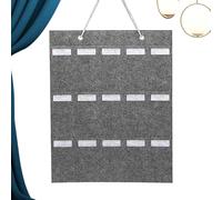 Générique Porte-Lunettes De Soleil Mural,avec 15 Compartiments Verticaux en Feutre | Organisateur Mural pour Verres - pour Les Lunettes De Chevet La Table De Nuit La Chambre La Porte Et Le Placard