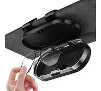 Générique Porte-Lunettes De Soleil pour Visière De Voiture - Étui À Lunettes pour Pare-Soleil Auto | Boîtier Antipoussière pour Lunettes Polarisées Conduite Quotidienne Longs Trajets
