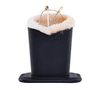 Générique Porte-Lunettes - Étui de Rangement Doudou Doublé - Pochette Protectrice Cuir PU Anti-Rayures pour Amis Collègues