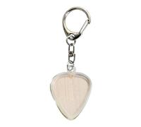 Générique Porte-Médiator Porte-Clés - Porte-Médiator Portable avec Porte-Clés - Accessoire de Musique Transparent pour Guitaristes,Organisateur pour Musiciennes et Musiciens Amateurs ou Confirmés