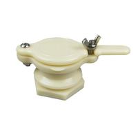 Générique Porte Miel en Abs Blanc Support Amovible et Vis Inoxydables, Régule le Débit de Miel pour Apiculture et Utilisation Seau D'embouteillage, Lot de 2 Pièces