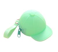 Générique Porte-Monnaie comme Présent Original et Pratique Vert Léger et Étanche en Silicone de Casquette de Baseball Créative Kawaii comme Présent Original et Pratique pour Fille pour