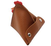 Générique Porte-Monnaie en Cuir De Poulet - Mini Portefeuille en Cuir PU en Forme De Coq, Porte-clés avec Boucles, Accessoire Cadeau Amusant en Forme d'animal | Petit Porte-Cartes pour, Adolescents