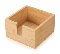 Générique Porte-Mouchoirs de Bureau en Bambou, Distributeur de Serviettes pour Table Rangement Pratique, Boîte Ouverte Accès Facile, Adapté aux Espaces de Travail et Repas