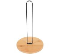 Générique Porte-mouchoirs de Bureau en Bois et Métal Base Stable, Support Léger et Pratique pour Rouleau de Papier, Cuisine et Patio, Utilisation Facile Main