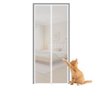 Générique Porte Moustiquaire Chats - Porte en Chat d'Intérieur | Barrière Bébé Animaux Renforcée Intérieur Extérieur Garage Cuisine Balcon