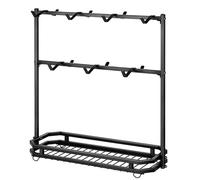 Générique Porte-Mug - Support De Tasse De Bureau Avec 14 Crochets | Support pour théière de bureau | Pour La Voiture L'Armoire Le Bar Le Comptoir De Cuisine Le Bureau Le Café La Table À Manger