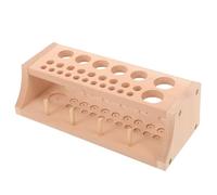 Générique Porte-outil en Bois pour Outils de Cuir Soi-même, Support de Rangement Simple et Classique pour Atelier de Bricolage et Loisirs Créatifs