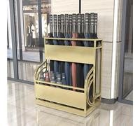 Générique Porte-Parapluie en métal pour entrée, Porte-Parapluie autoportant, Grande capacité, pour Maison, Bureau, entrée, Cannes (Couleur : Or, Taille : C)