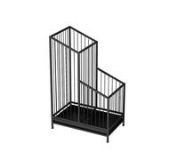 Générique Porte-parapluies d'intérieur Grande capacité, Support de Parapluie sur Pied en métal, avec bac égouttoir Amovible, pour hôtels, Bureaux, Maisons, commerces (Noir, 25 x 40 x 62 cm /